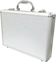 Peanuts Club Aluminum Frame Rectangular Metallic Hinged Lid Smooth Surface Storage Box Trunk Approx. 13.0 x 11.8 x 2.4 inches (33 x 30 x 6 cm)