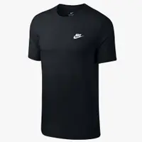 在飛比找蝦皮商城優惠-NIKE 短T NSW TEE 刺繡小LOGO 短袖 黑色T