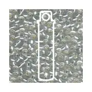 Miyuki Seed Beads 6/0 Silver Lined Crystal 6-131S Glass 20g Tube Size 6 Round