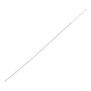 Thread Sewing Needles Collapsible Large Eye Beading Needle 130x0.5mm