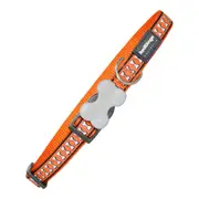 Dog Collar by Red Dingo Bone Reflective Orange 2 x 4163 Cm