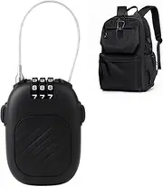 [Generic] Retractable Locker - Steel Cable Ski Lock | Steel Cable Ski Lock | Luggage Padlocks | Security Password Lock Combination Padlocks | Snowboard Security Device for Luggage, Stroller