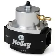 Holley Fuel Pressure Regulator AN-10 Inlet/Outlet, AN-8 Return - 15-65 PSI, HO12-848