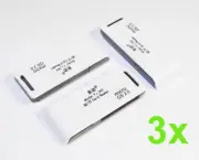 3x USB 2.0 Memory Card Reader Adapter SDXC SDHC SD Micro SD in White-Black