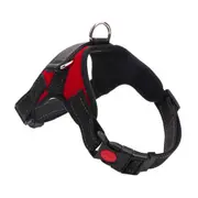 2PC Adjustable Harness For Small Medium Large Dogs Pet Walking Hand Strap, Size:XL(Red)