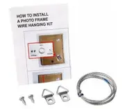 Deluxe Gallery Photo Wall Frame Set E - 8 Frames - Polar Birch