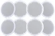 Giantz 6 Inch Ceiling Speakers In Wall Speaker Home Audio Stereos Tweeter 8Pcs