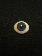 Pabol 22MM CC02-G Cobalt Blue Glass Eyes Oval Flatback for reborns