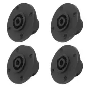 4 PC-TSC010 4-Pin Round Speakon Male Panel Locking Speaker Connector NL4MPR sim.