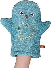 Kid Washcloths for Bath - Toddler Washcloths - with Whale Design Soft Sponge Gloves for Body Hands Hair Scalp Cleaning Shower