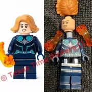LEGO CMF sh605 Captain Marvel Vers Starforce Minifigure 76127 NEVER ASSEMBLED