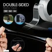 Adhesive Invisible Gel Double-Sided Nano Tape Traceless Clear Anti-Slip AU