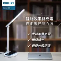 在飛比找ETMall東森購物網優惠-Philips 飛利浦 66250 品祺 LED全光譜讀寫檯