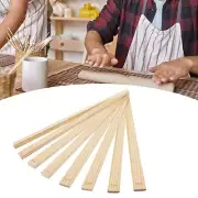 8x Rolling Mud Sticks Guides Portable Self Made Clay Clay Rolling Pin Guides