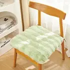 Seat Cushion Breathable Decor Plush Texture Chair Cushion Relieve Pain