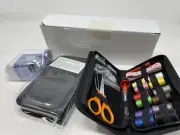 2pc Traveling Sewing Kit Cases W/ Battery Operated Lint Shaver