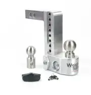 Weigh Safe 8in Drop Hitch w/Built-in Scale and 2in Shank (10K/12.5K GTWR) -