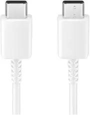 USB 3.1 Type-C (USB-C) Male to Male Adapter Cable Data Sync Power Supply Charger Cord 3A Fast Charging for Samsung Mobile Phones Tablets (White)