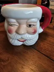 Pottery Barn Santa Clause Mug! Selling As Each! New! Sold out! Free Ship!