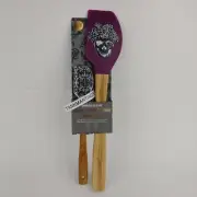 Set of 2 Core Spatulas Honor The Dead Large & Mini Purple Black White Skull