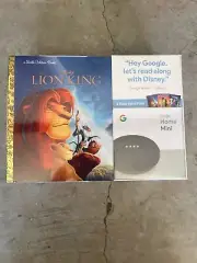 Sealed Google Home Mini (Charcoal) Disney Golden Books Set