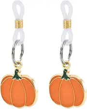 Niaspi Halloween Themed Non Piercing Fake Nipple Rings Nipple Noose Adjustable Pumpkin Ghost Dangle Nipplerings Non Pierced Fake Nipple Jewelry for Women