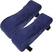 Tofficu Memory Foam Arm Pillow 2 Pack for Office Chairs Gaming Dining Wheelchair Easy Install