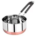 TreegoArt Tea Pan Stainless Steel Copper Bottom Sauce Pan With Handle - Set Of 1