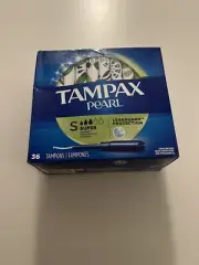Tampax pearl super absorbency 36 count box unscented tampons