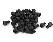 M5 x 8mm 12.9 Alloy Steel Hex Socket Head Cap Screws Bolt Black 50pcs