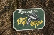 Remington Arms Company First in the Field Souvenir Green Embroidered Patch Badge