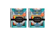2x Art Maker Ultimate Colouring Experience Magnificent Creatures Book Kit