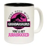 Dont Mess With Grandma Nana Dinosaur Dino Mug Cup