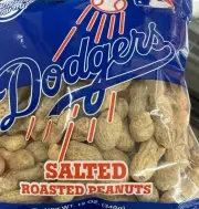 Hampton Farms Los Angeles Dodgers Logo salted peanuts