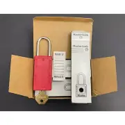 New Master Lock 411RED Lockout Tagout LOTO Locks SKU 22077 - Set of 6