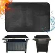 Amerbro 24.6" x 20.3" Under Grill Mat for Outdoor Grill, Double-Sided Fireproof
