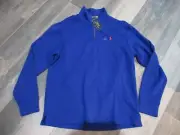 Polo Ralph Lauren 1/4 Zip Pullover Size Men's Large Free Ship - new with tags
