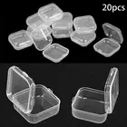 20x Plastic Small-Box Container Storage Case Lock Jewelry Earing Coins Case