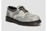 Dr. Martens 8053 5 Eye Stonewashed Hairy Suede Casual Shoes in Black/Grey