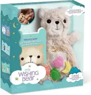 Craft-tastic My Wishing Bear – Children DIY Plush Toy & Book Gift - Kids Ages 3+