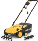 Electric Dethatcher and Scarifier, 13” 12Amp Lawn Dethatcher with 4-Position Dep