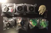 1995 Applause Chewbacca & 1996 Star Wars Trilogy Taco Bell Toys Yoda Boba Fett +
