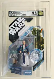 Star Wars SDCC Exclusive McQuarrie Concept Obi-Wan & Yoda +Coin AFA U9.5 (2007)