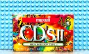 MAXELL CD'S II 46 VS. IV TYPE II BLANK CASSETTE TAPE (1) (SEALED)