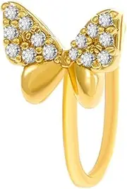 [Generic] Punk Butterfly Fake Nose Ring Butterfly Nose Cuff Hoop Ring Non Pierced Nose Ring Gothic Clip On Nose Ring Jewelry for Women
