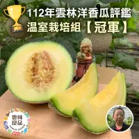 在飛比找台灣好農優惠-雲林冠軍溫室阿露斯洋香瓜-單顆禮盒組(2公斤)_雲林良品