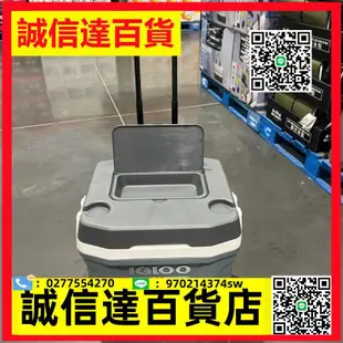 開市客美國IGLOO易酷樂保溫箱小型便攜車載冰桶戶外釣魚露營58升