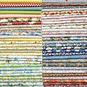 Precut Fabrics for Quilting no Repeat Design Printed Floral Cotton Fabric for Patchwork Squares Bundles for Craft DIY /45pcs 10" x 10"or 8" x 8"