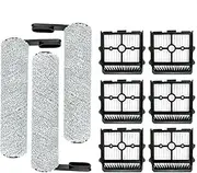 [Szwaldaper] for Tineco Floor ONE S5/Floor One S5 Pro 2/ S5, Extreme Smart Vacuum Cleaner Replacement Brush Rollers and HEPA Filters Vacuum Cleaner Filter(9PCS)