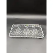 Marquis Waterford Crystal Christmas Tree Serving Tray Dish Vtg 1992 RARE EUC